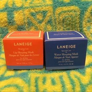 LANEIGE Lip & Face Water Sleeping Masks Bundle